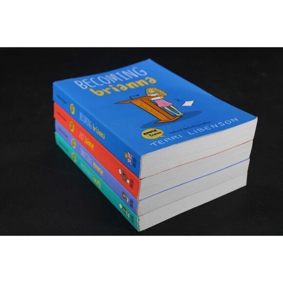 Terri Libenson Lot Of 4 Books Positive Izzy Invisible Emmie Just Jaime Becoming - Picture 11 of 13